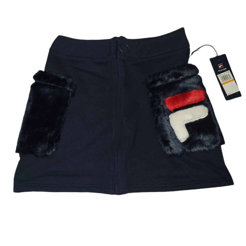 FILA Mabel Faux Fur Pocket Skirt